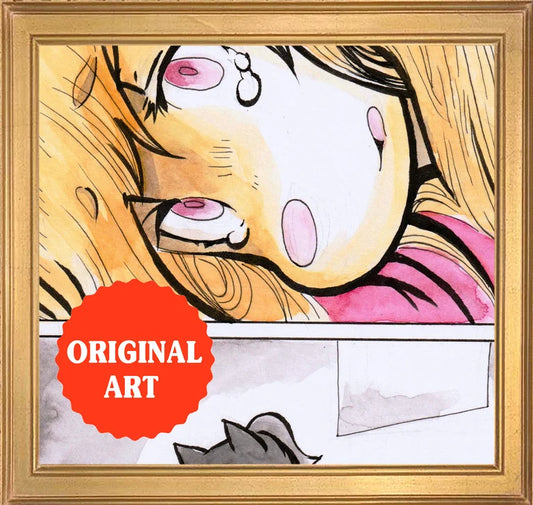 Original art - Unpublished 920LONDON page