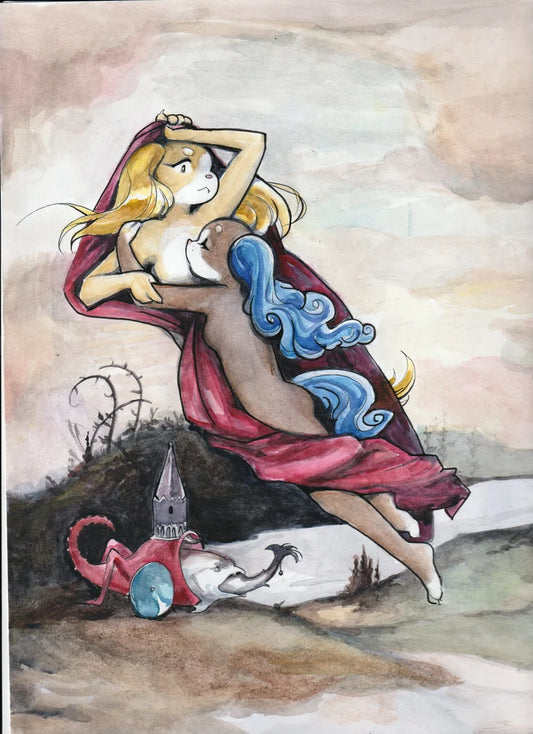 Original art - Pinky and Pepper