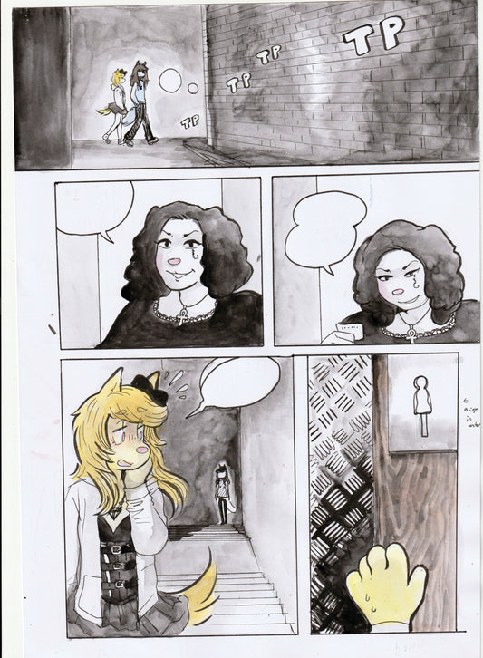 Original art - 920LONDON page (Goth Club)
