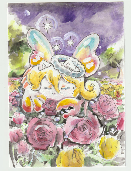 Original art - Fairy Cat Lobster