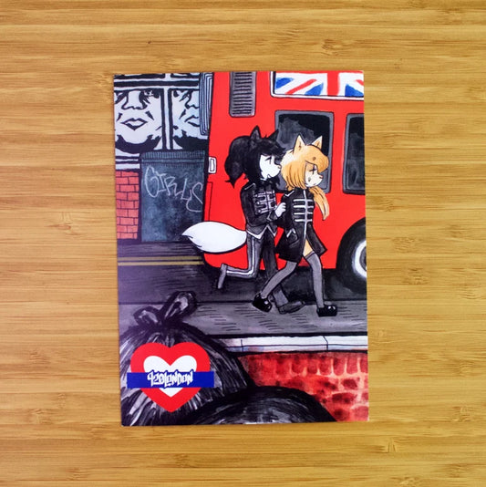 Postcard 2 (Red Bus)