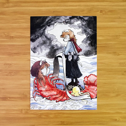 Postcard 6 (Historical Cat Lobster)