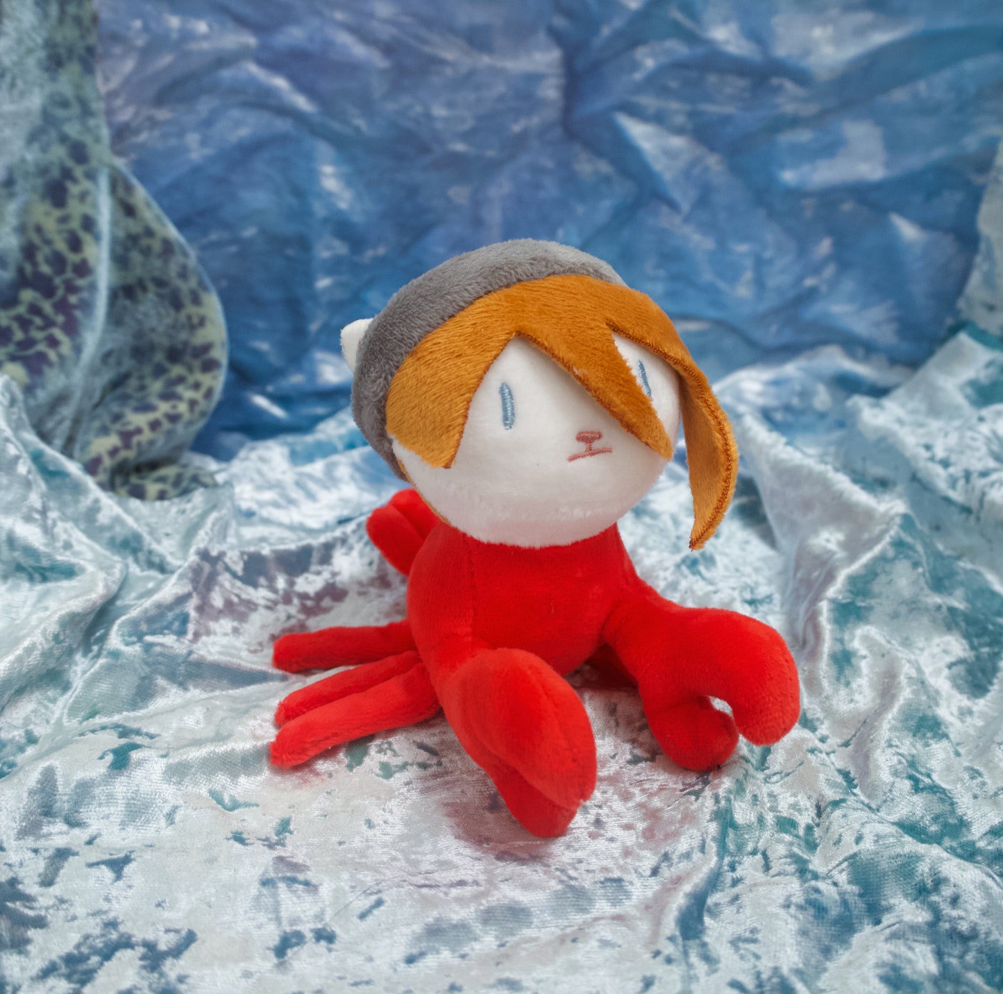 Cat Lobster Plush (red)