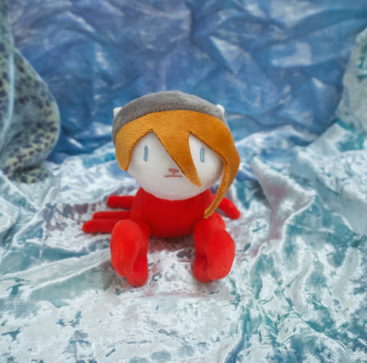 Cat Lobster Plush (red)
