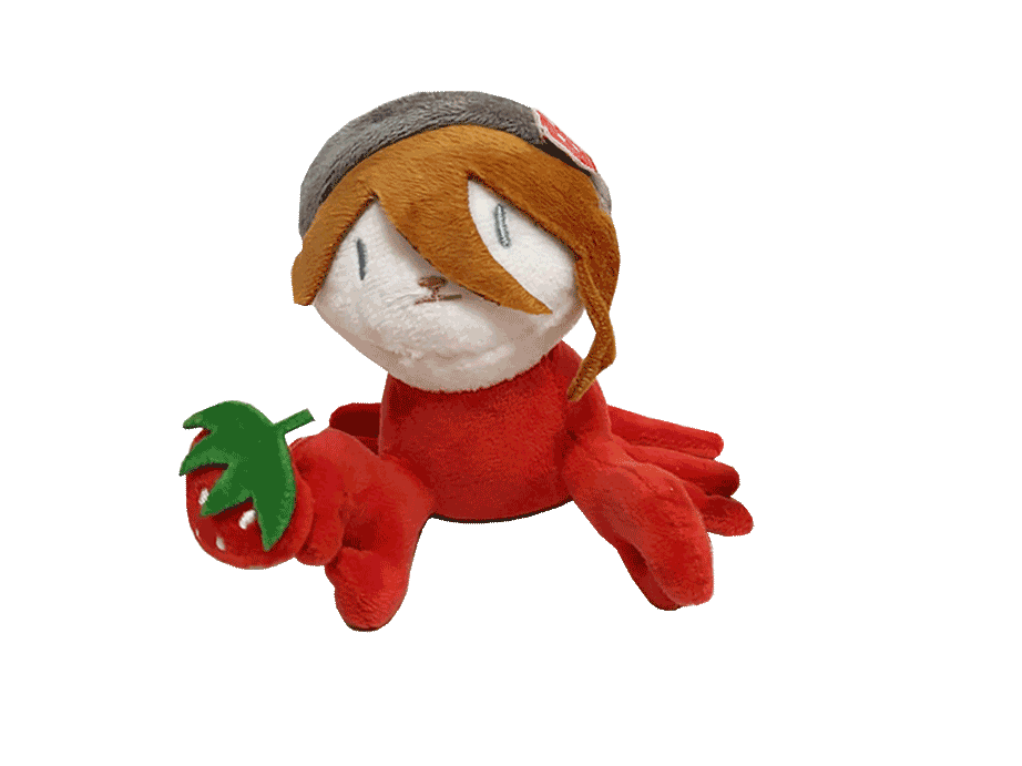 Cat Lobster Plush (strawberry fields)