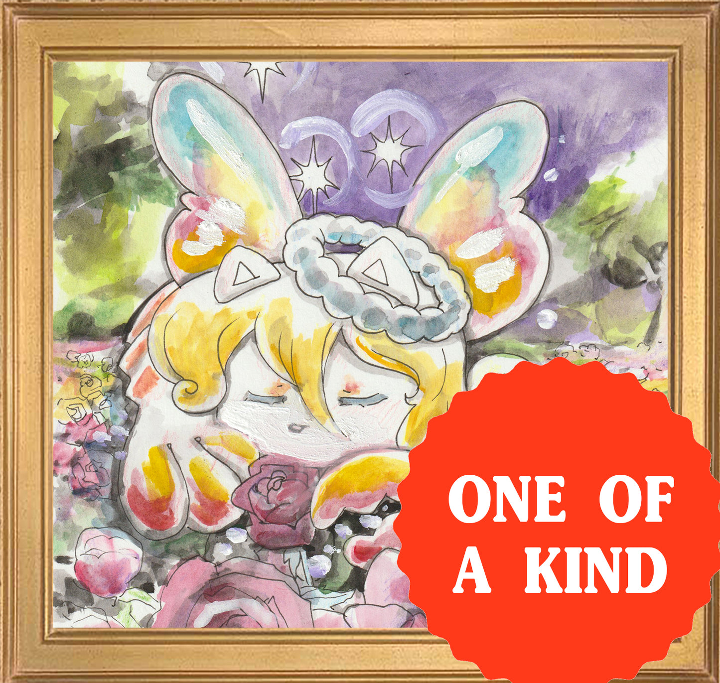 Original art - Fairy Cat Lobster