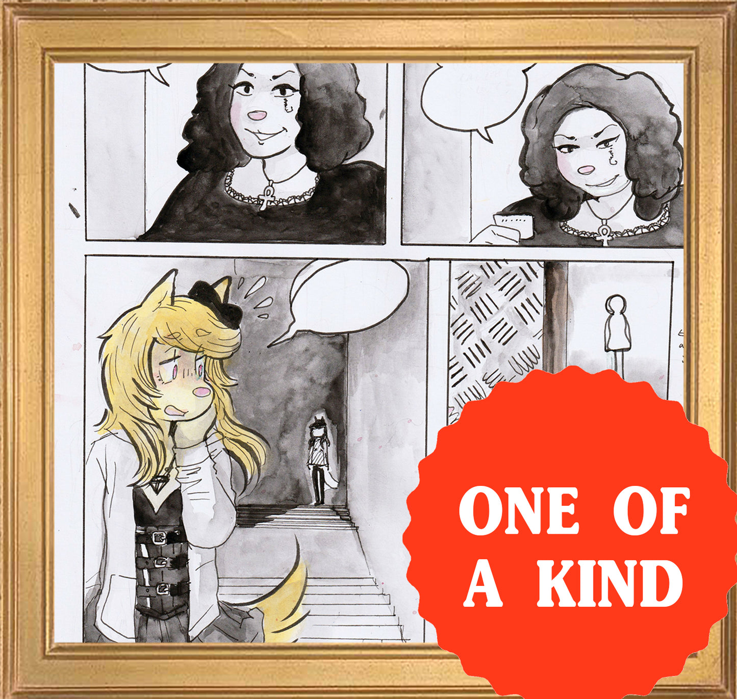 Original art - 920LONDON page (Goth Club)