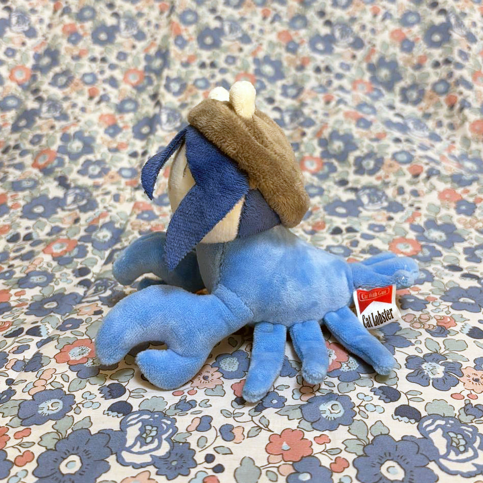 Cat Lobster Plush (blue)
