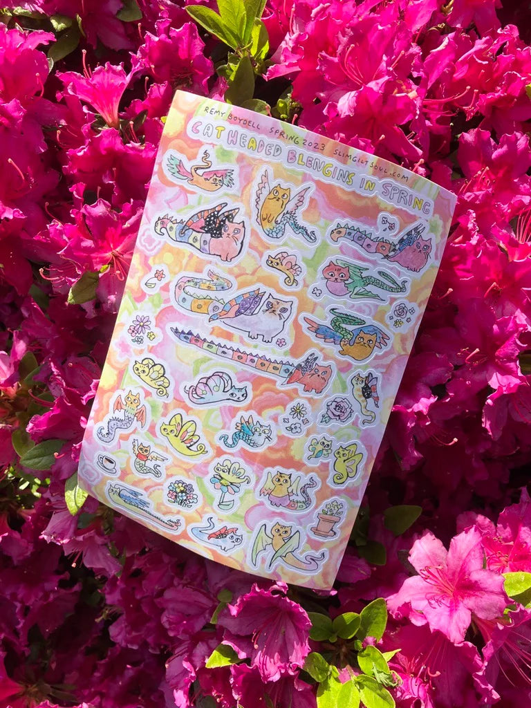 Cat-Headed Blengin Sticker Sheet