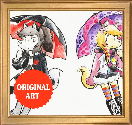 Original art - 920LONDON girls