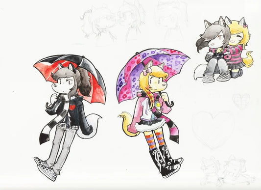 Original art - 920LONDON girls