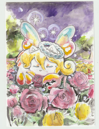 Original art - Fairy Cat Lobster