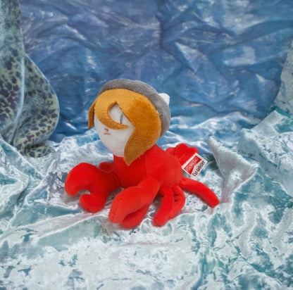 Cat Lobster Plush (red)