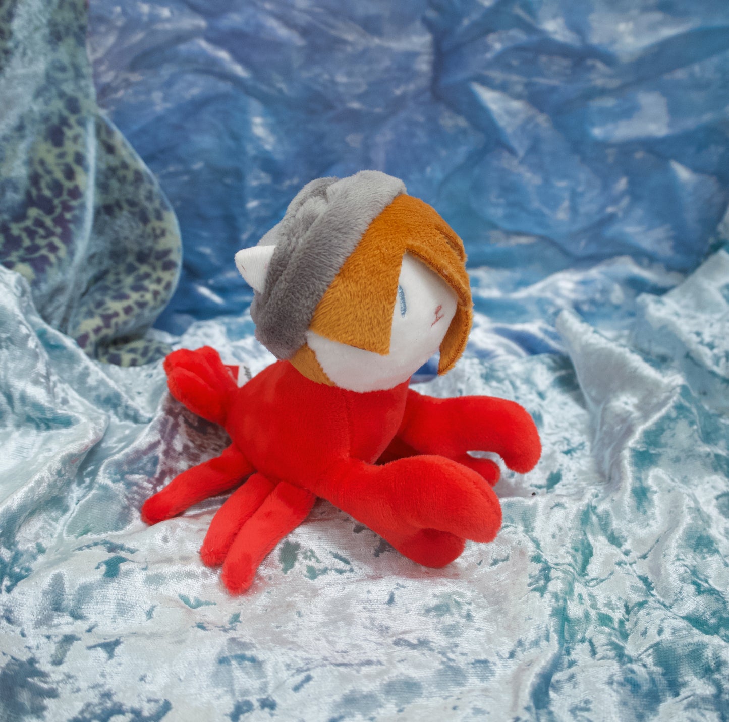 Cat Lobster Plush (red)