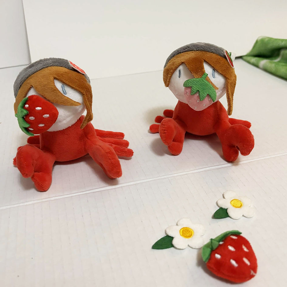 Cat Lobster Plush (strawberry fields)