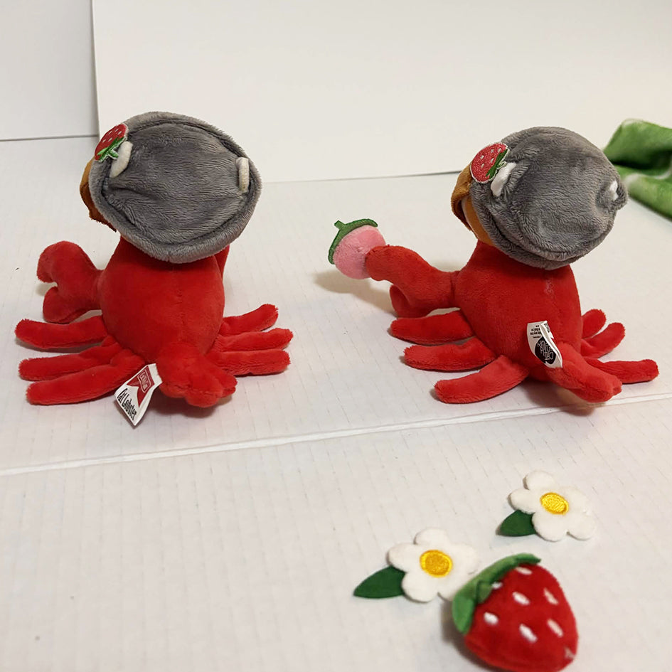 Cat Lobster Plush (strawberry fields)