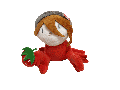 Cat Lobster Plush (strawberry fields)